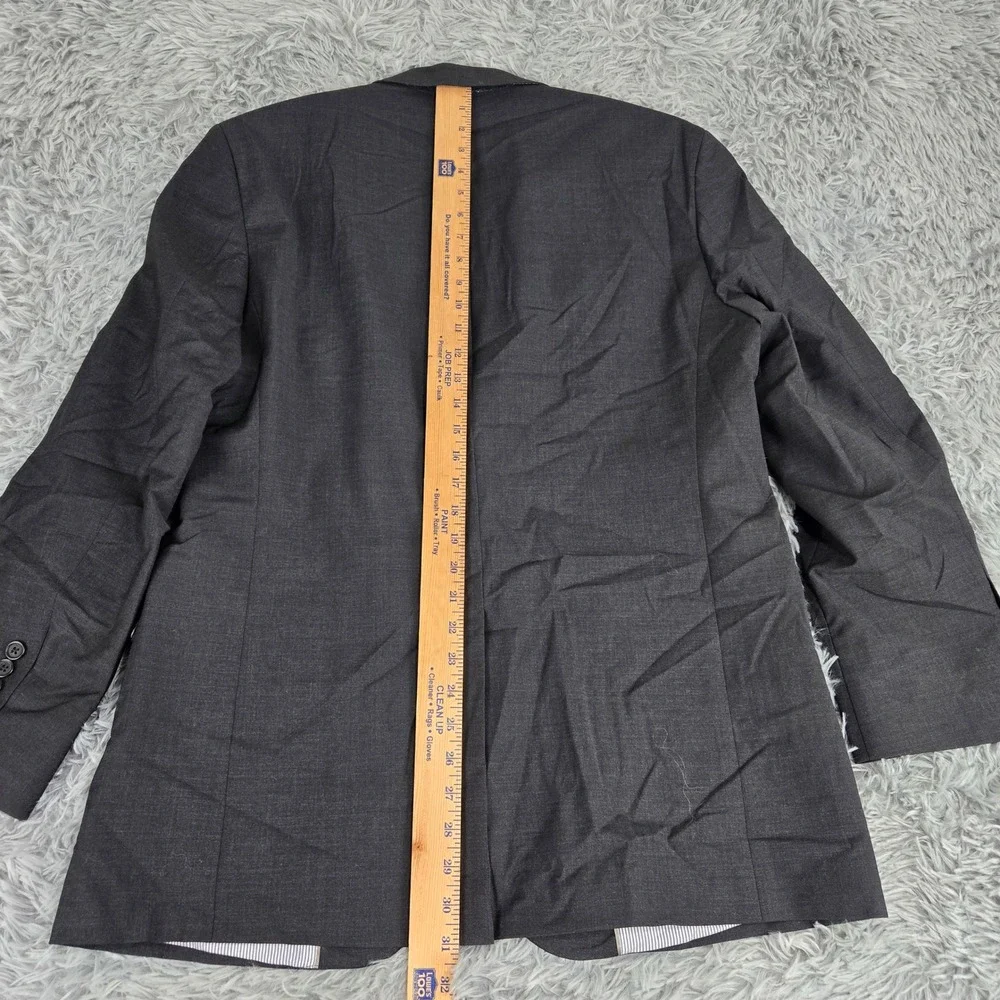 Brooks Brothers Blazer Men 42R Charcoal Grey Explorer Madison Fit Excellent Wool